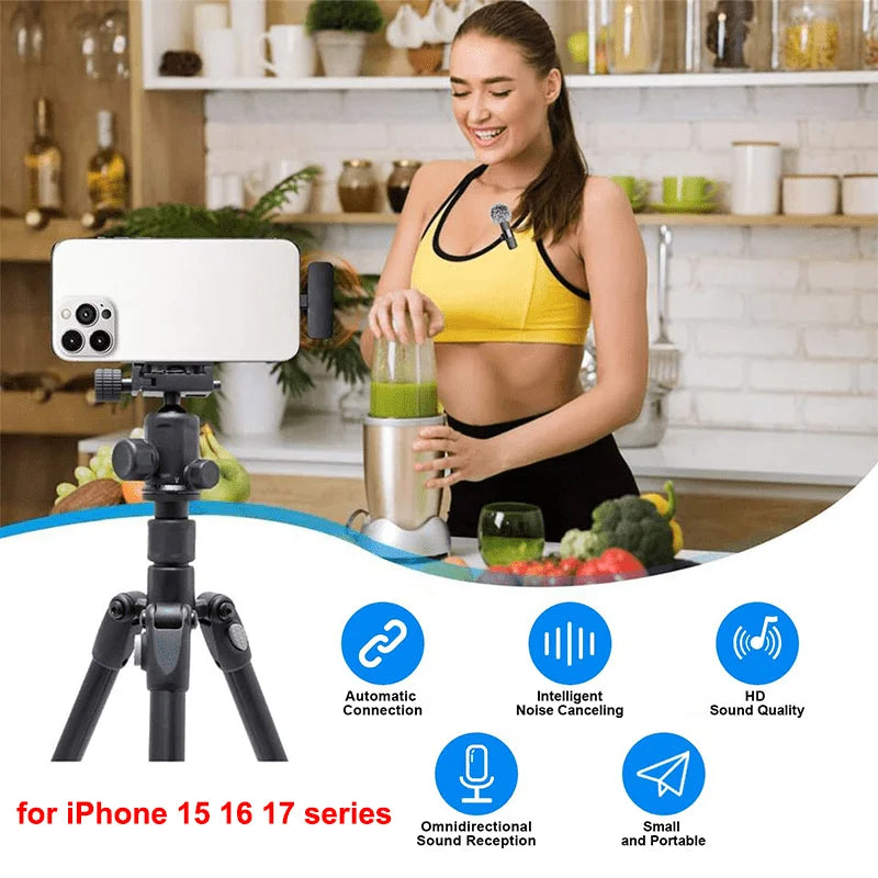 Smart Clip-On Microphone for iPhones
